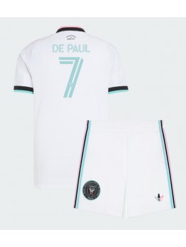 Otroški Nogometna dresi replika Inter Miami Rodrigo De Paul #7 Tretji 2026-27 Kratek rokav (+ hlače)